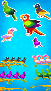 اسکرین شات بازی Color Bird Sort Puzzle Games 5