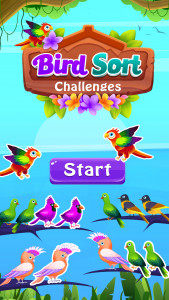 اسکرین شات بازی Color Bird Sort Puzzle Games 4