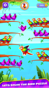 اسکرین شات بازی Color Bird Sort Puzzle Games 1