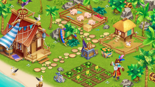 اسکرین شات بازی Farming Town Offline Farm Game 2