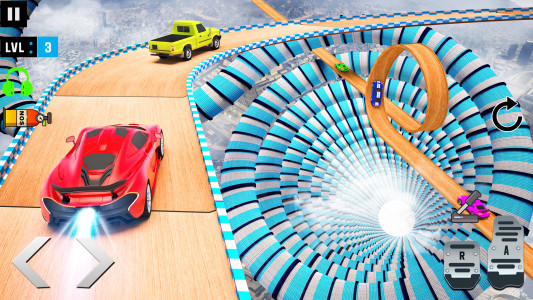 اسکرین شات 2 برنامه Car Stunt Races 3D: Mega Ramps