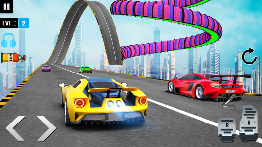 اسکرین شات 1 برنامه Car Stunt Races 3D: Mega Ramps