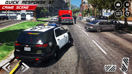 اسکرین شات بازی US Police Car Chase: Car Games 4