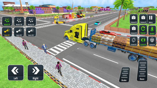 اسکرین شات 3 بازی GL Open World Truck Driving 3D