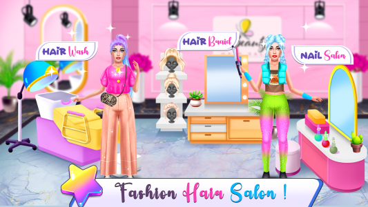اسکرین شات بازی Fashion Girl: Dressup & Hair 7