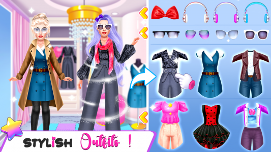 اسکرین شات بازی Fashion Girl: Dressup & Hair 6