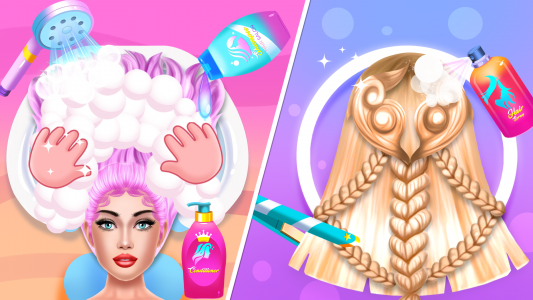 اسکرین شات بازی Fashion Girl: Dressup & Hair 2