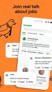 اسکرین شات 3 برنامه Glassdoor | Jobs & Careers