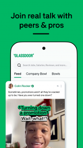 اسکرین شات 1 برنامه Glassdoor | Jobs & Community