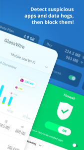 اسکرین شات برنامه GlassWire Data Usage Monitor 2