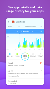 اسکرین شات 7 برنامه GlassWire Data Usage Monitor