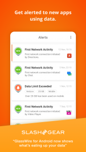 اسکرین شات برنامه GlassWire Data Usage Monitor 5