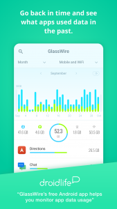 اسکرین شات برنامه GlassWire Data Usage Monitor 3
