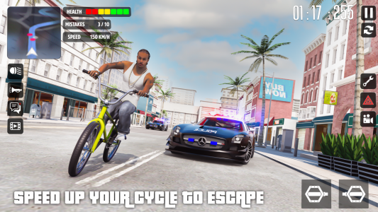 اسکرین شات برنامه Offroad BMX Rider: Cycle Game 4