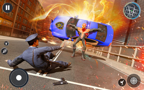 اسکرین شات برنامه Spider Hero: Spider Rope Hero 5