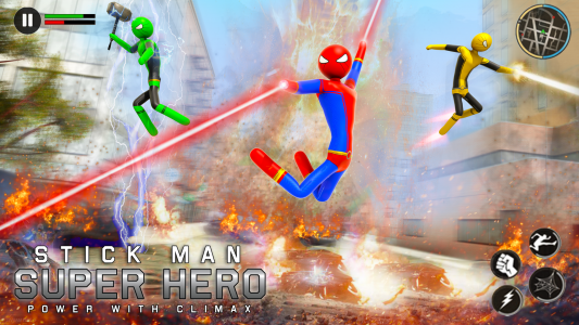 اسکرین شات بازی Spider Hero Man: Stickman Game 4