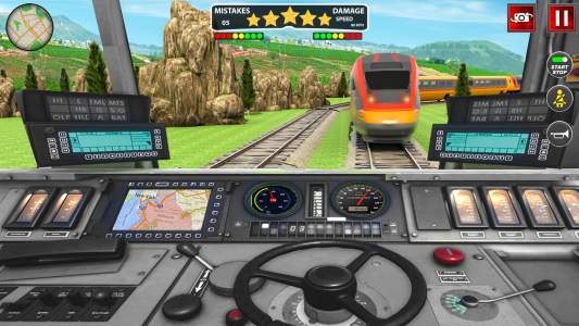 اسکرین شات 4 برنامه Train Simulator: Train Games