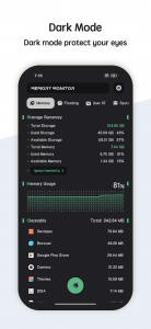 اسکرین شات برنامه RAM Memory Monitor 2