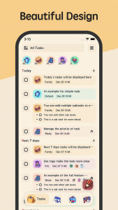 اسکرین شات 1 برنامه Meow Todo List & Task