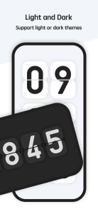 اسکرین شات 2 برنامه Flip clock & floating widget