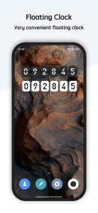 اسکرین شات 8 برنامه Flip clock & floating widget