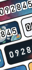 اسکرین شات 5 برنامه Flip clock & floating widget