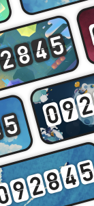 اسکرین شات 4 برنامه Flip clock & floating widget