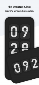 اسکرین شات 1 برنامه Flip clock & floating widget