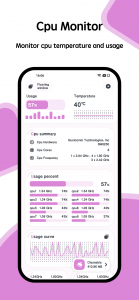 اسکرین شات 6 برنامه CPU Monitor - temperature