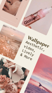 اسکرین شات برنامه Aesthetic Wallpapers: Live Wallpaper & Wallpapers 1