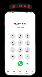 اسکرین شات برنامه iCaller, Caller Theme & Dialer 2