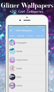 اسکرین شات برنامه Glitter Wallpapers 5