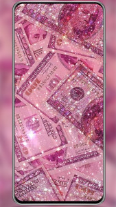 اسکرین شات 1 برنامه Glitter Wallpaper For Girls