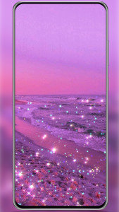 اسکرین شات 3 برنامه Glitter Wallpaper For Girls