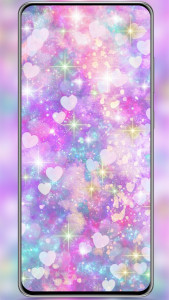 اسکرین شات 8 برنامه Glitter Wallpaper For Girls