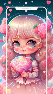 اسکرین شات 6 برنامه Glitter Wallpapers Sparkling