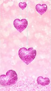 اسکرین شات برنامه Cute glitter Wallpapers - love backgrounds 2