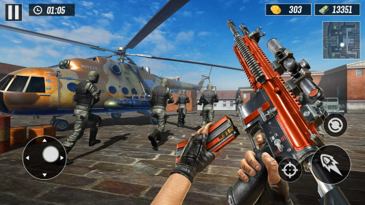اسکرین شات 7 برنامه FPS Commando Strike: Gun Games