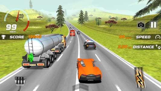اسکرین شات 4 بازی Heavy Traffic Rider Car Game