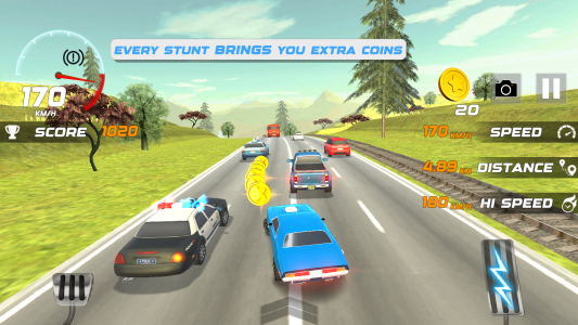 اسکرین شات 1 بازی Heavy Traffic Rider Car Games