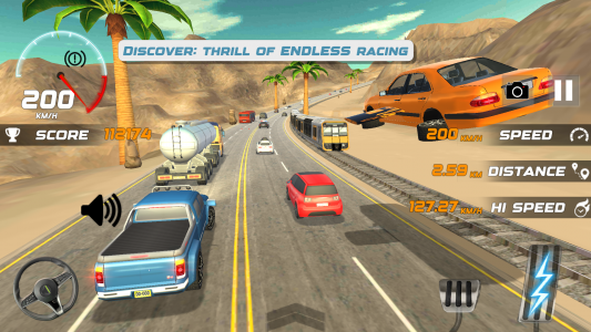 اسکرین شات 8 بازی Heavy Traffic Rider Car Games