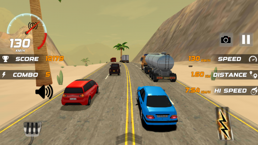 اسکرین شات بازی Heavy Traffic Rider Car Game 2