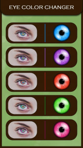 اسکرین شات برنامه Eye Color Changer - Eye Lens Photo Editor 4