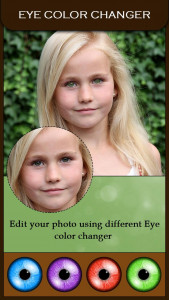 اسکرین شات برنامه Eye Color Changer - Eye Lens Photo Editor 2