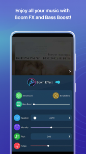 اسکرین شات برنامه Boom: Bass Booster & Equalizer 6
