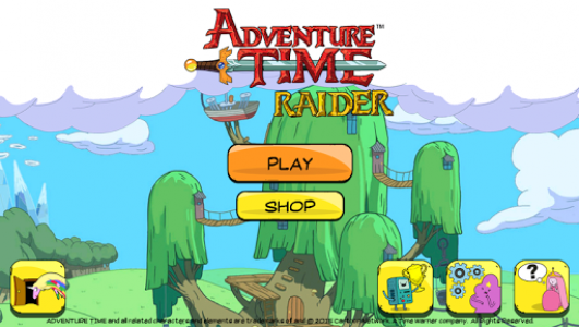 اسکرین شات بازی Adventure Time Raider 1