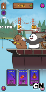 اسکرین شات بازی We Bare Bears: Crazy Fishing 1