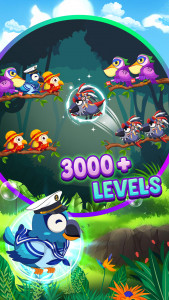 اسکرین شات 2 بازی Bird Sort: Color Puzzle Game