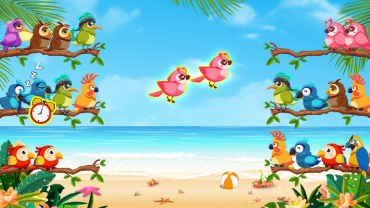 اسکرین شات 3 بازی Bird Sort: Color Puzzle Game