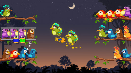 اسکرین شات 5 بازی Bird Sort: Color Puzzle Game